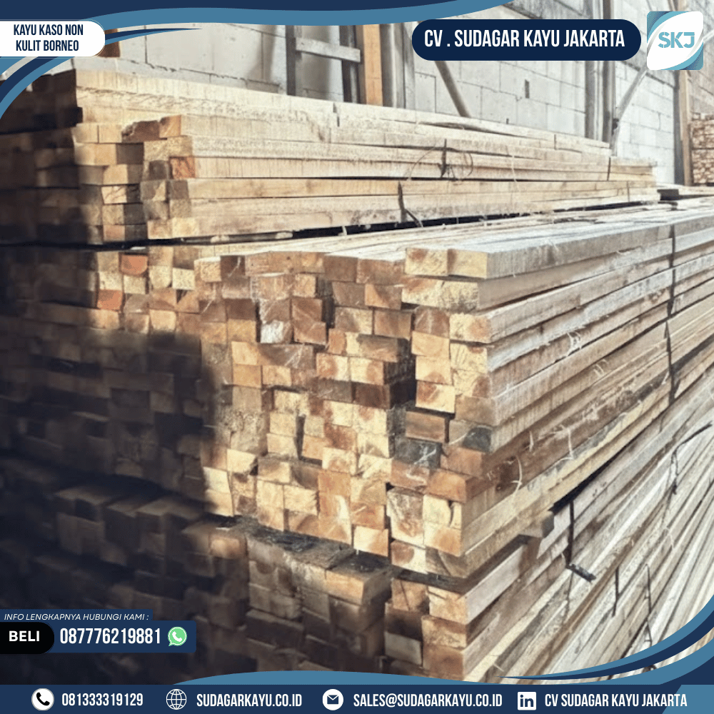 Kayu Kaso Non Kulit Borneo Lokal - Gambar 3