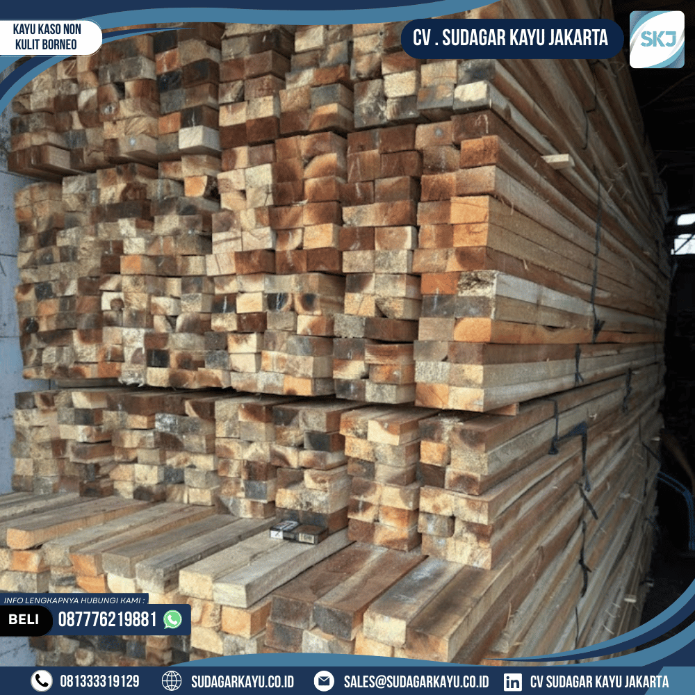 Kayu Kaso Non Kulit Borneo Lokal - Gambar 2
